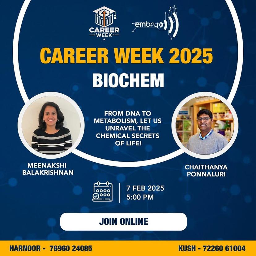 Career Week 2025: Biochemistry